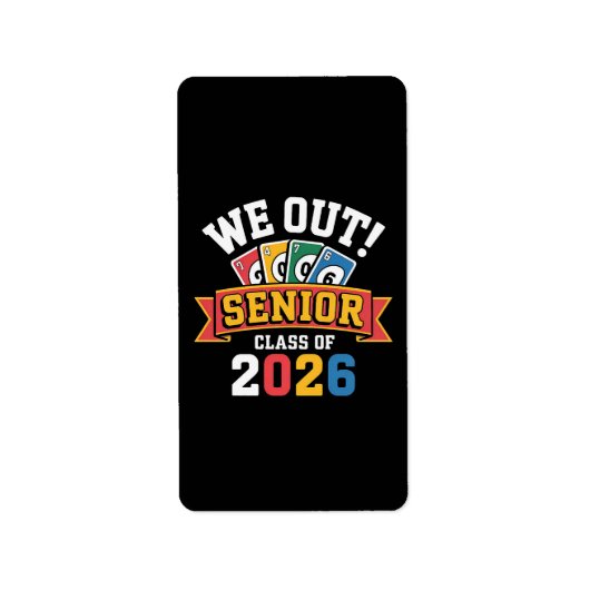 Wij Senior Klas Van 2026 Etiket (Voorkant)