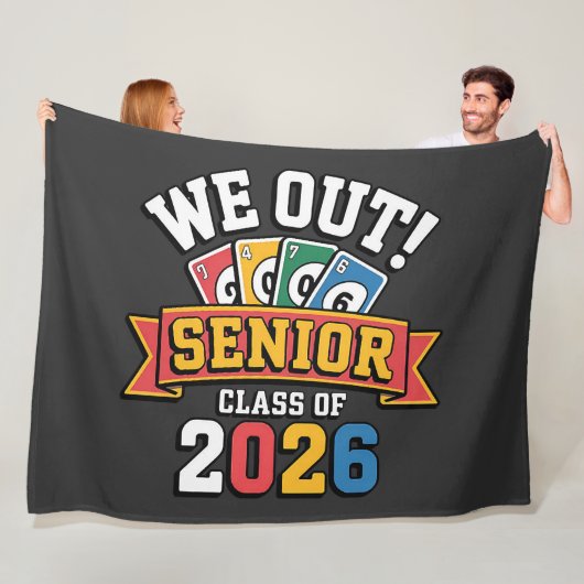 Wij Senior Klas Van 2026 Fleece Deken (In situ)