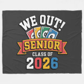 Wij Senior Klas Van 2026 Fleece Deken (Voorkant (Horizontaal))