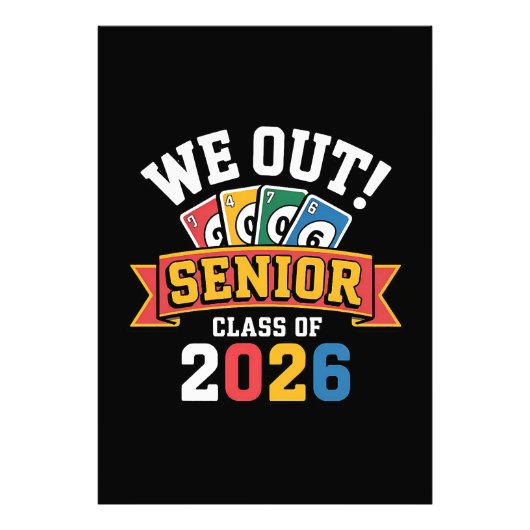Wij Senior Klas Van 2026 Foto Afdruk (Voorkant)