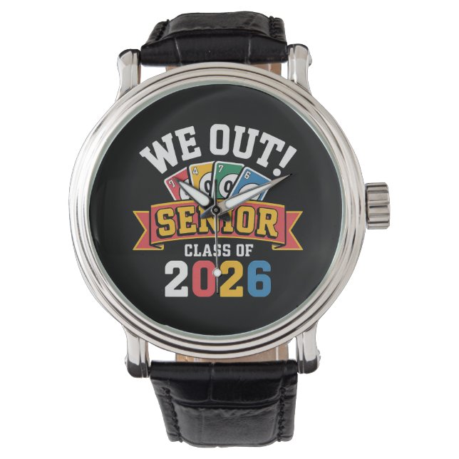 Wij Senior Klas Van 2026 Horloge (Voorkant)