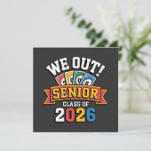 Wij Senior Klas Van 2026 Programmakaart (Staand voorkant)