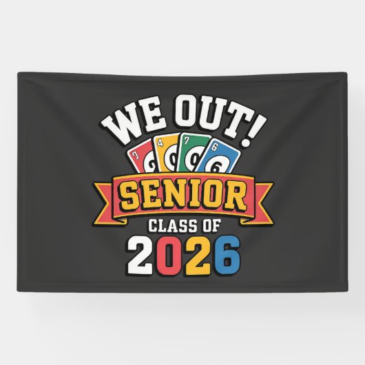 Wij Senior Klas Van 2026 Spandoek (Horizontaal)