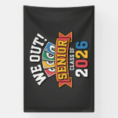 Wij Senior Klas Van 2026 Spandoek (Verticaal)