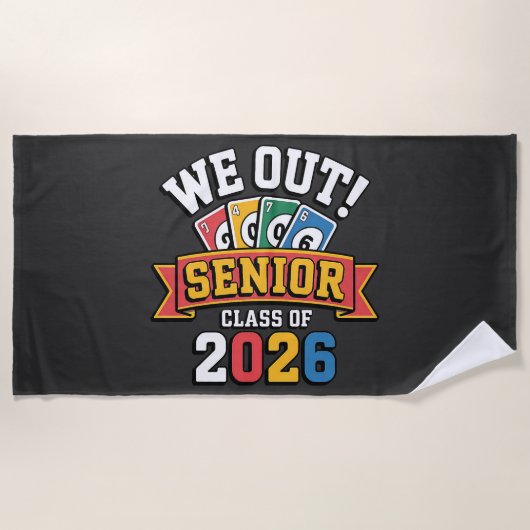 Wij Senior Klas Van 2026 Strandlaken (Voorkant)