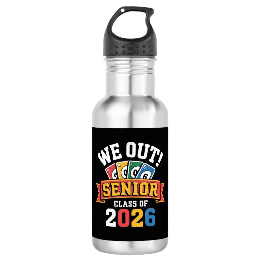 Wij Senior Klas Van 2026 Waterfles (Voorkant)
