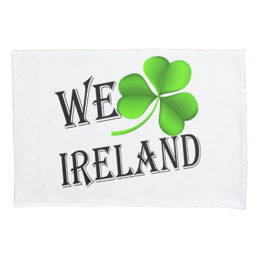 Wij Shamrock Ierland bk pcnt Kussensloop (Voorkant)