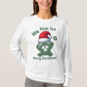 Wij Shih Tzu een vrolijk kerstfeest, Shih Tzu Love T-shirt (Voorkant)