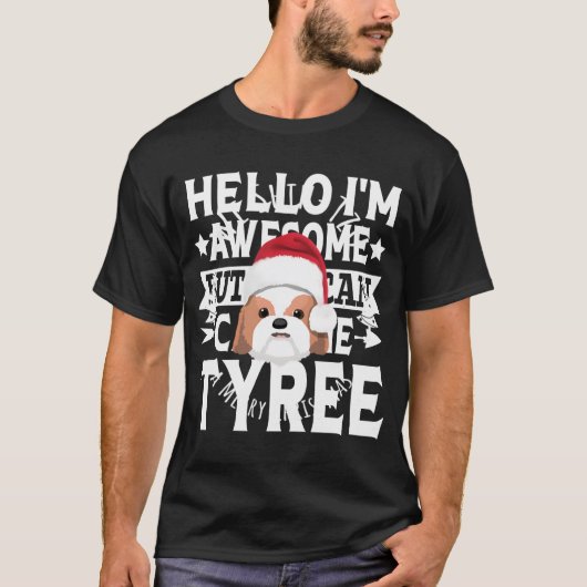 Wij Shih-Tzu een vrolijk kerstfeest T-shirt (Voorkant)