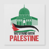 Wij staan achter Palestina (Voorkant)