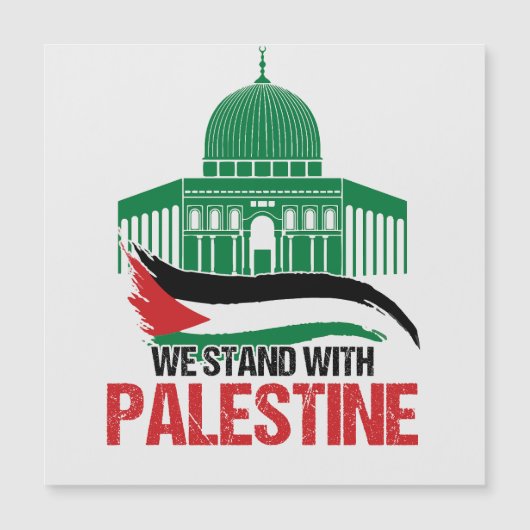 Wij staan achter Palestina (Voorkant)