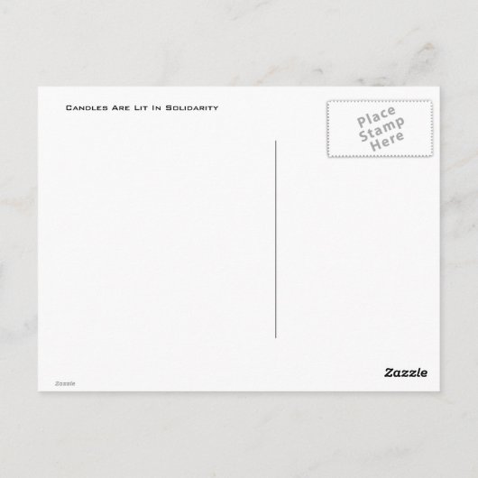 Wij staan achter u briefkaart (Achterkant)