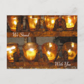 Wij staan achter u briefkaart (Voorkant)