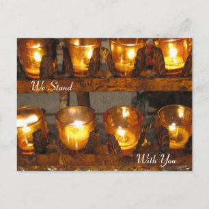 Wij staan bij u briefkaart