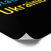 Wij staan met Oekraïne Poster (Hoek)