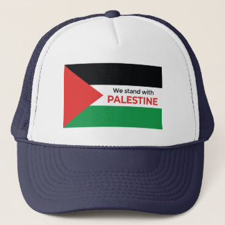 Wij staan met Palestine Trucker Hat Pet