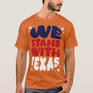 wij staan met texas Met Liefde T-shirt