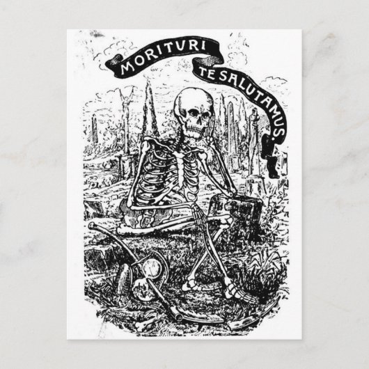 Wij staan op het punt om uw briefkaart te begroete (Voorkant)