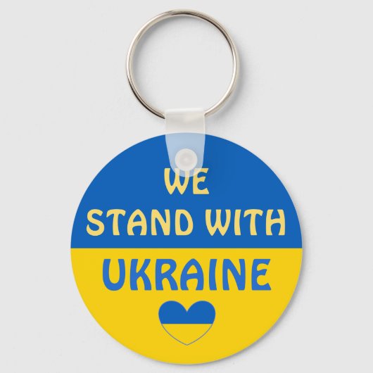 Wij staan voor Oekraïne | Steun Show Sleutelhanger (Voorkant)