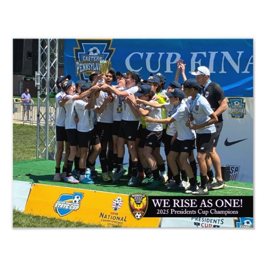 Wij stijgen als één foto afdruk (Voorkant)