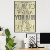 Wij streven ernaar poster (Thuiskantoor)