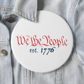 Wij The People testen. 1776 Ronde Button 6,0 Cm (In situ)