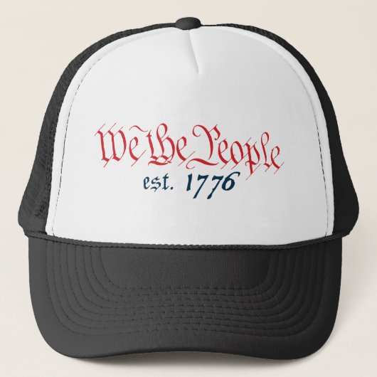 Wij The People testen. 1776 Trucker Pet (Voorkant)