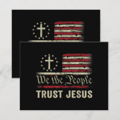 Wij The People Trust Jesus - Verenigde Staten - Ch (Voorkant / Achterkant)