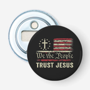 Wij The People Trust Jesus - Verenigde Staten - Ch Button Flesopener