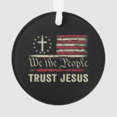 Wij The People Trust Jesus - Verenigde Staten - Ch Ornament (achterkant)