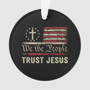 Wij The People Trust Jesus - Verenigde Staten - Ch Ornament