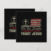 Wij The People Trust Jesus - Verenigde Staten - Ch Save The Date (Voorkant / Achterkant)