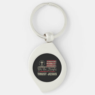Wij The People Trust Jesus - Verenigde Staten - Ch Sleutelhanger