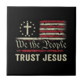 Wij The People Trust Jesus - Verenigde Staten - Ch Tegeltje (Voorkant)