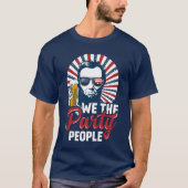 Wij van de partij Abraham Lincoln Patriotic T-shirt (Voorkant)