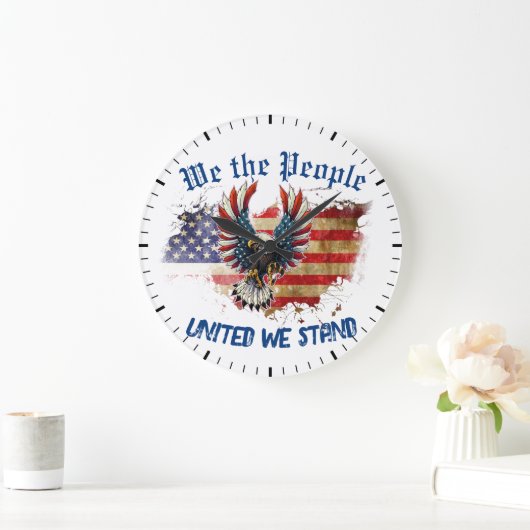 Wij verenigden het volk en wij staan voor American Grote Klok (Huis)