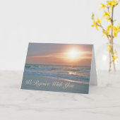 Wij verheugen ons met u (herziene) Kaart (Gele Bloem)