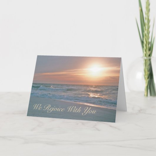 Wij verheugen ons met u (herziene) Kaart (Voorkant)