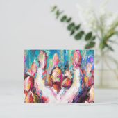 Wij verheugen ons over het Abstracte Briefkaart (Staand voorkant)