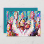 Wij verheugen ons over het Abstracte Briefkaart (Voorkant / Achterkant)