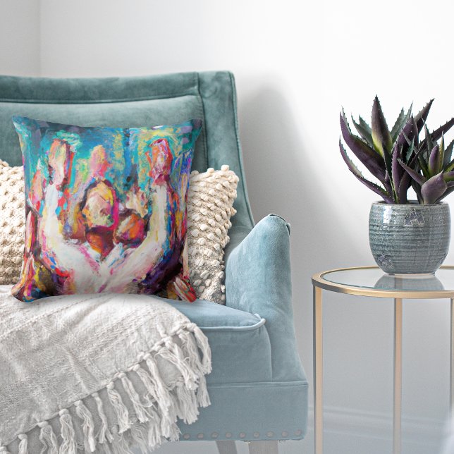 Wij verheugen ons over het Abstracte Kussen (Creator heeft geüpload)