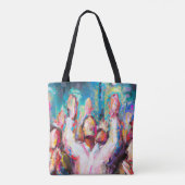 Wij verheugen ons over het Abstracte Tote Bag (Achterkant)