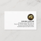 WIJ VERHUIZEN NAAR BUSINESS KANTOOR VISITEKAARTJE (Achterkant)