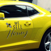 Wij verkopen Honey Bee Apiary promotievenster Clin Raamsticker