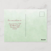 Wij verplaatsen Roze Vrachtwagen en Huis Briefkaart (Achterkant)