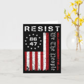 Wij verzetten ons tegen het protest Wij het volk 8 Kaart (Gele Bloem)