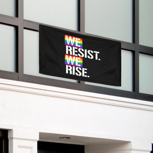 Wij verzetten ons tegen ons opruiing - LGBTQ-recht Spandoek (Buitenkant Gebouw)