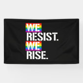 Wij verzetten ons tegen ons opruiing - LGBTQ-recht Spandoek (Horizontaal)