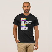 Wij verzetten ons tegen ons opruiing - LGBTQ-recht T-shirt (Voorkant volledig)
