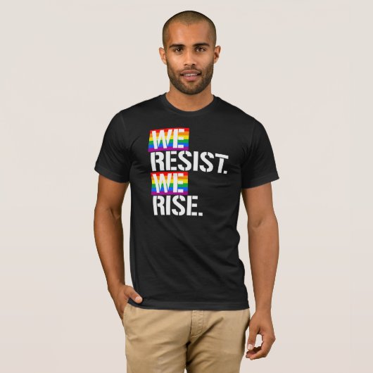 Wij verzetten ons tegen ons opruiing - LGBTQ-recht T-shirt (Voorkant volledig)
